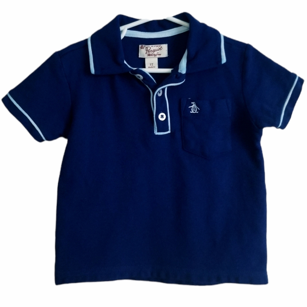 2/$20 Boy's Penguin Polo Shirt Size 3T